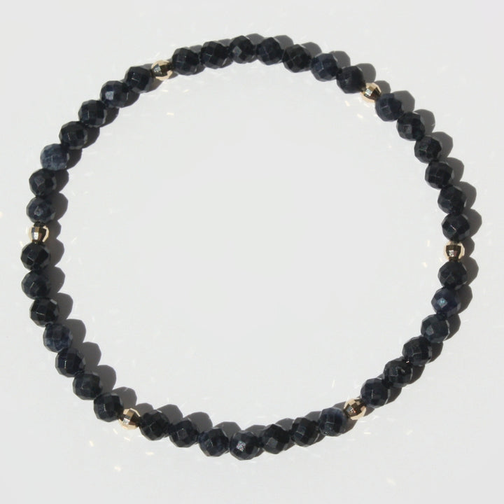 14K Gold Sapphire Bracelet