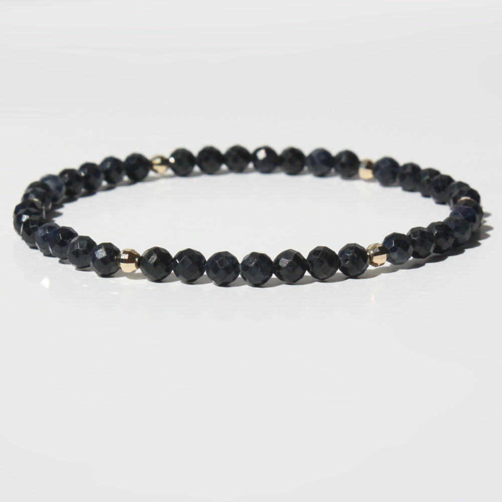 14K Gold Sapphire Bracelet