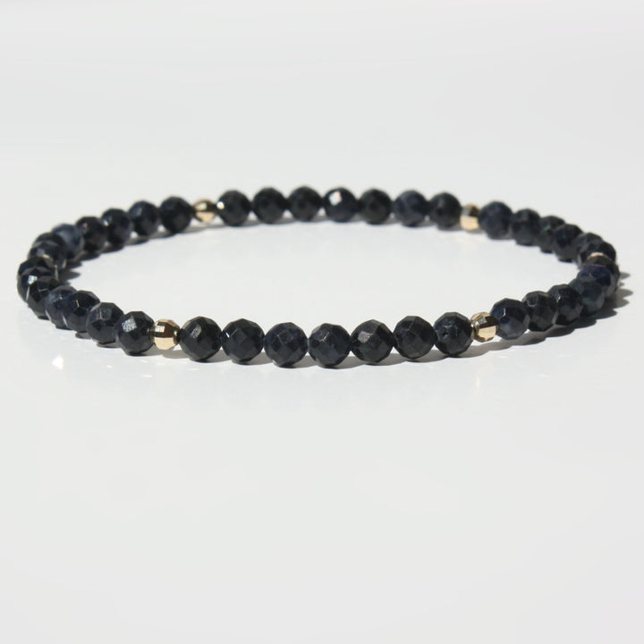 14K Gold Sapphire Bracelet