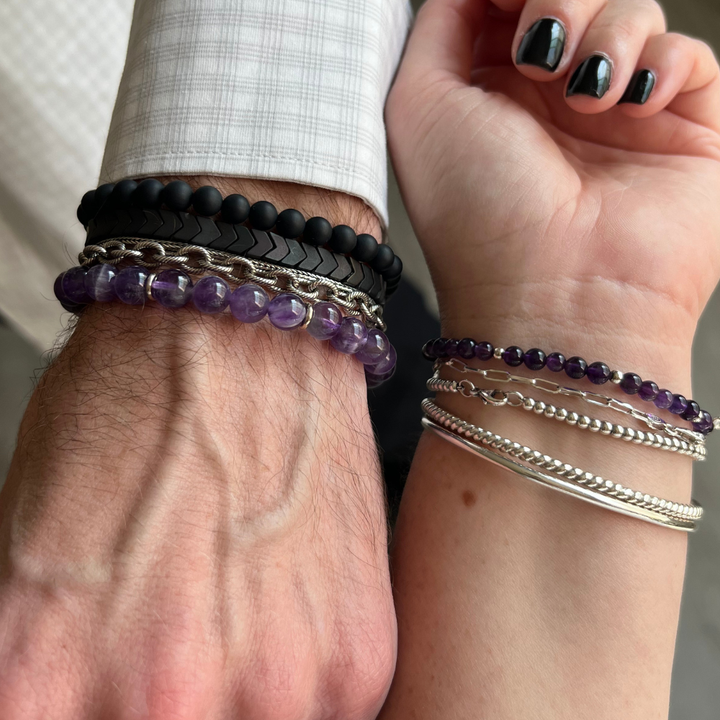 Amethyst Birthstone Bracelet
