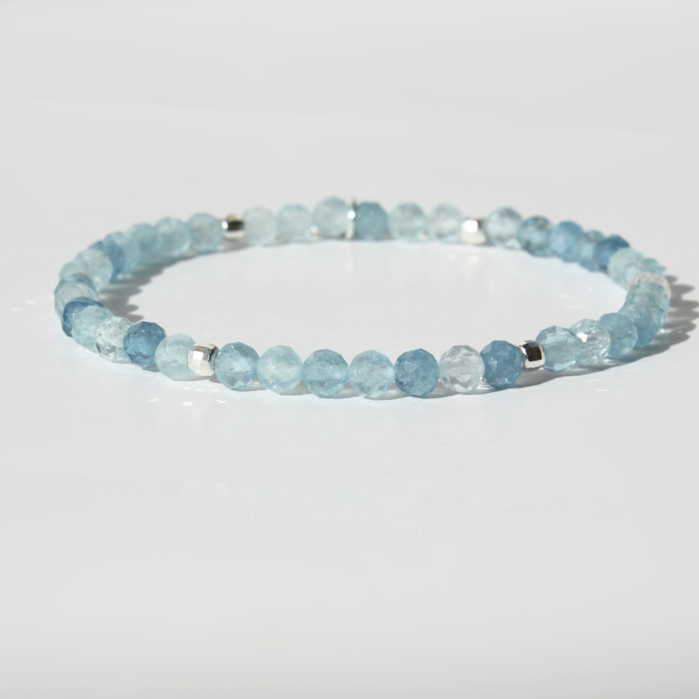 Aquamarine Bracelet Silver