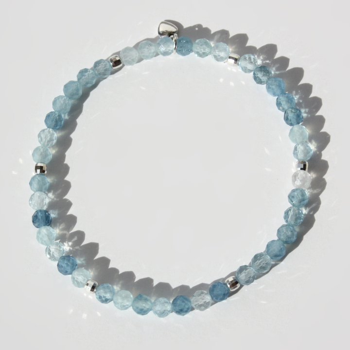 Aquamarine Bracelet Silver