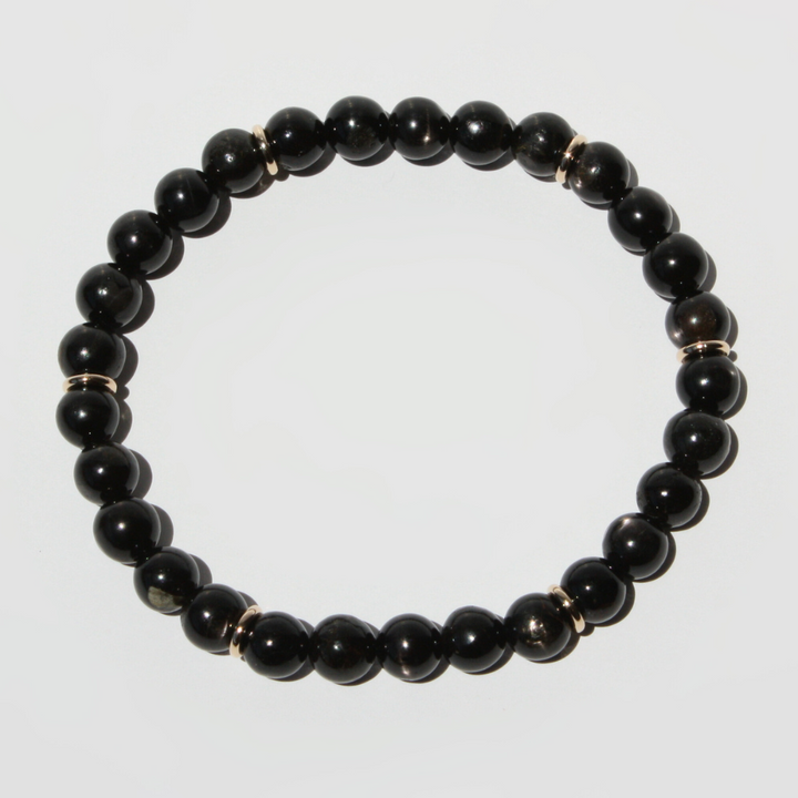 Black Aura Hypersthene Bracelet