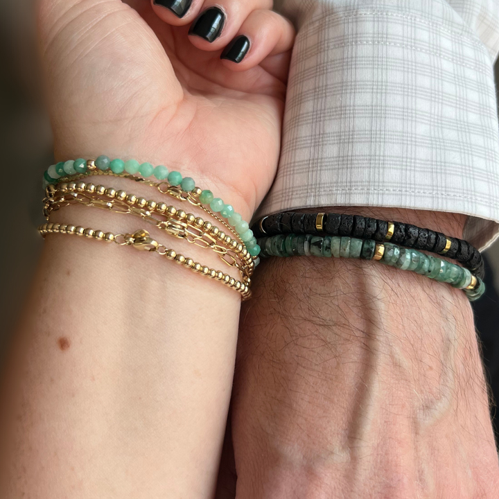 Emerald Birthstone Bracelet