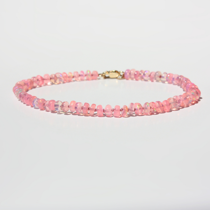 Pink Ethiopian Opal Bracelet