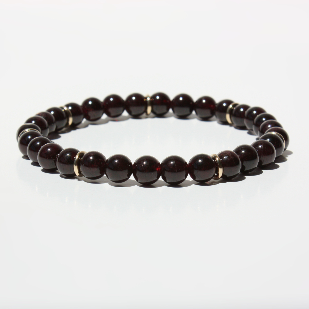Garnet Birthstone Bracelet