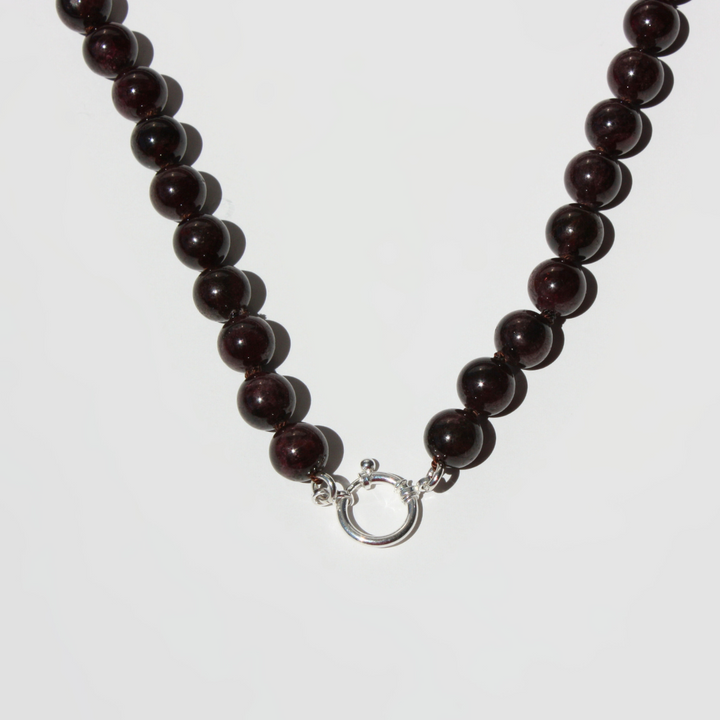 Garnet Birthstone Necklace