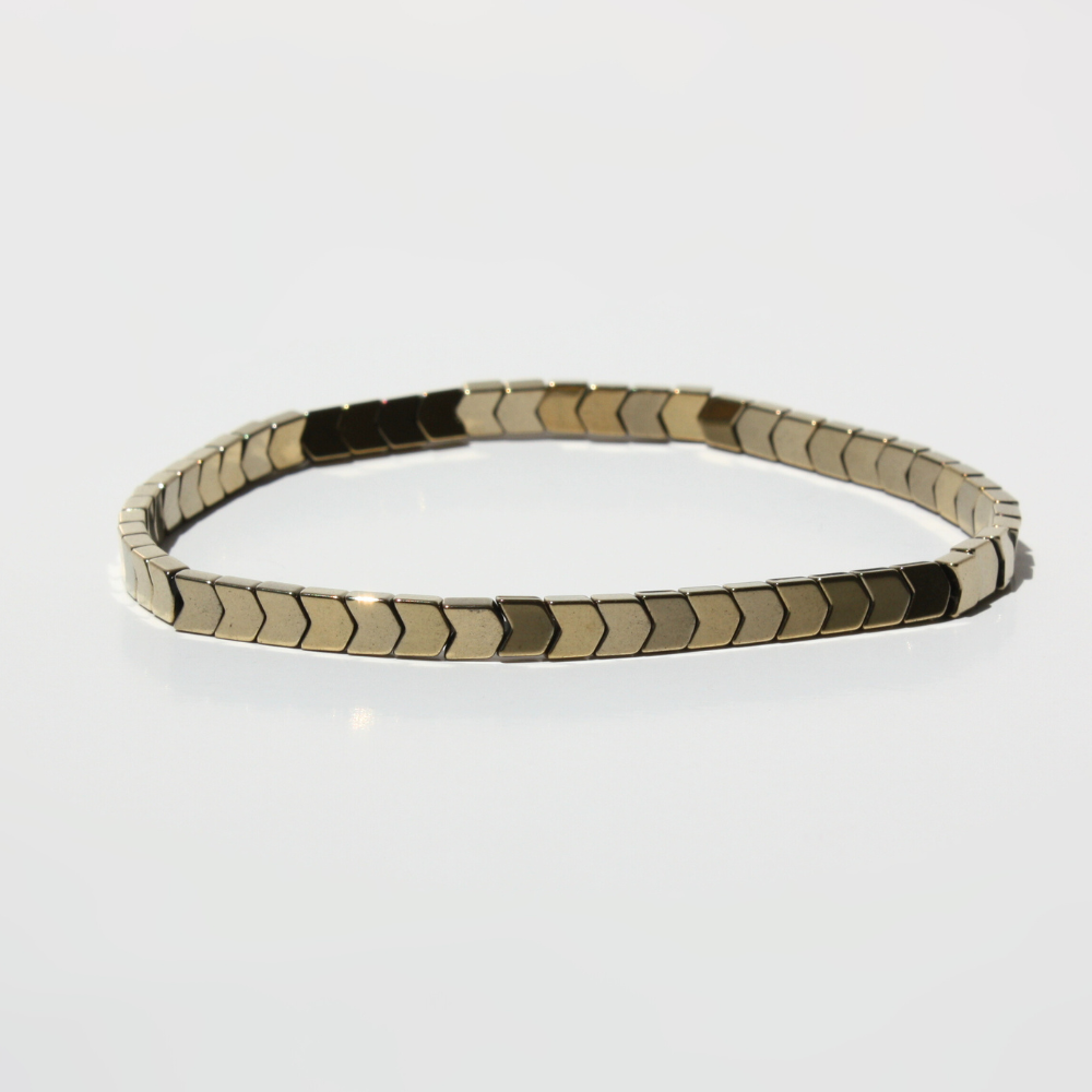Gold Arrow Hematite Bracelet