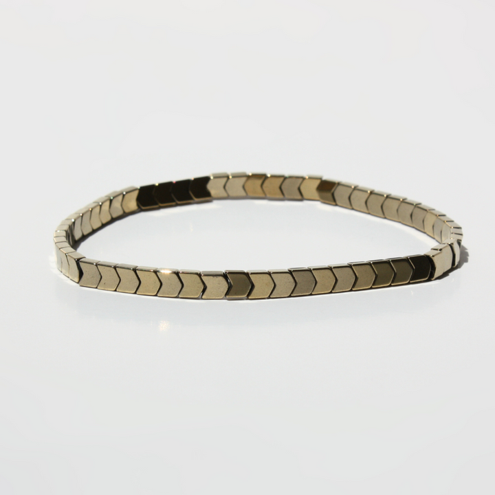 Gold Arrow Hematite Bracelet