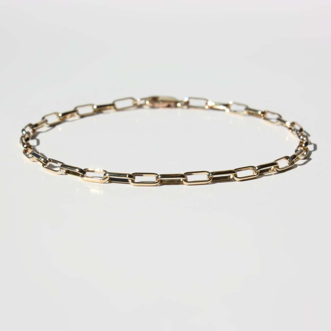 Paperclip Bracelet Gold