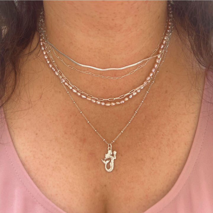 Pink Pearl Necklace