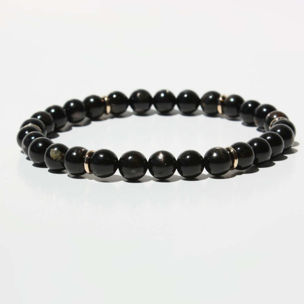 Black Aura Hypersthene Bracelet