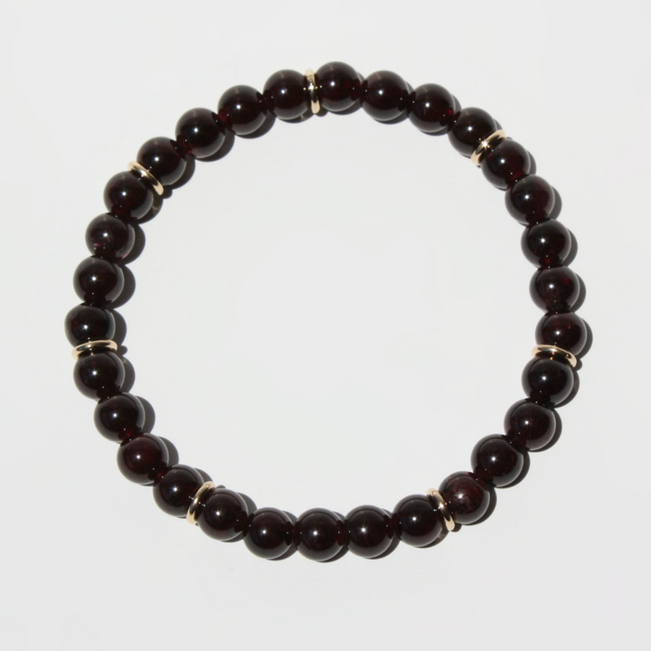 Mens Garnet Bracelet