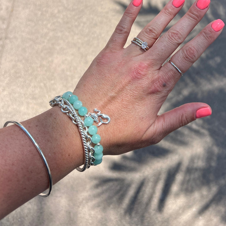 Flat Twist Ring Silver