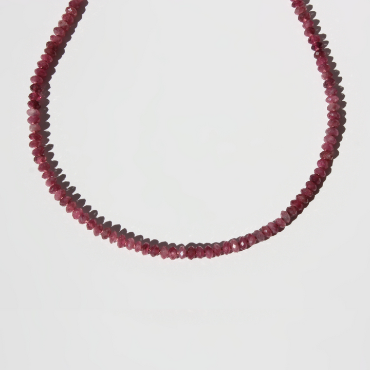 Pink Tourmaline Necklace – October Birthstone Gift