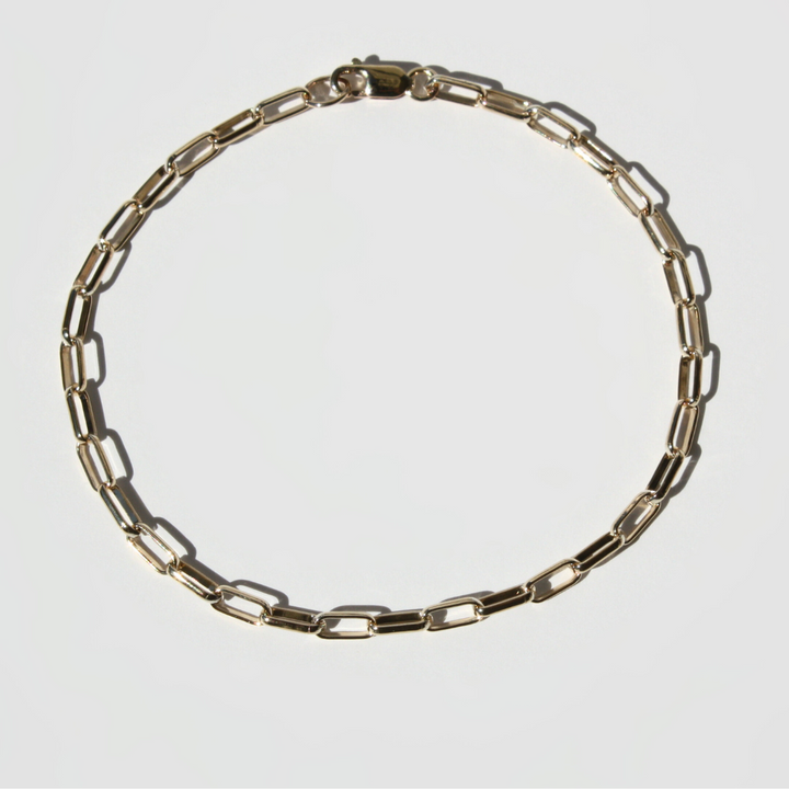 Paperclip Bracelet Gold