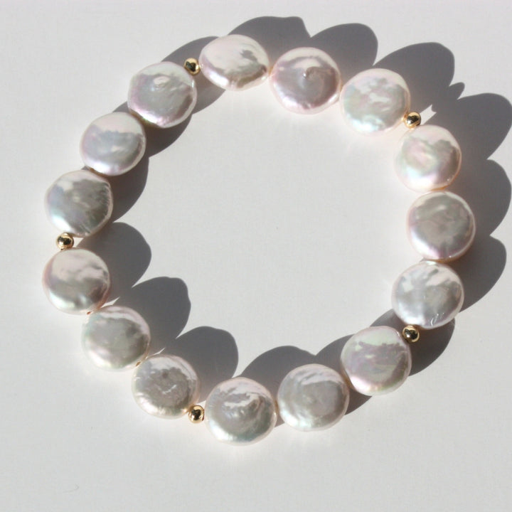 Pearl Coin Bracelet