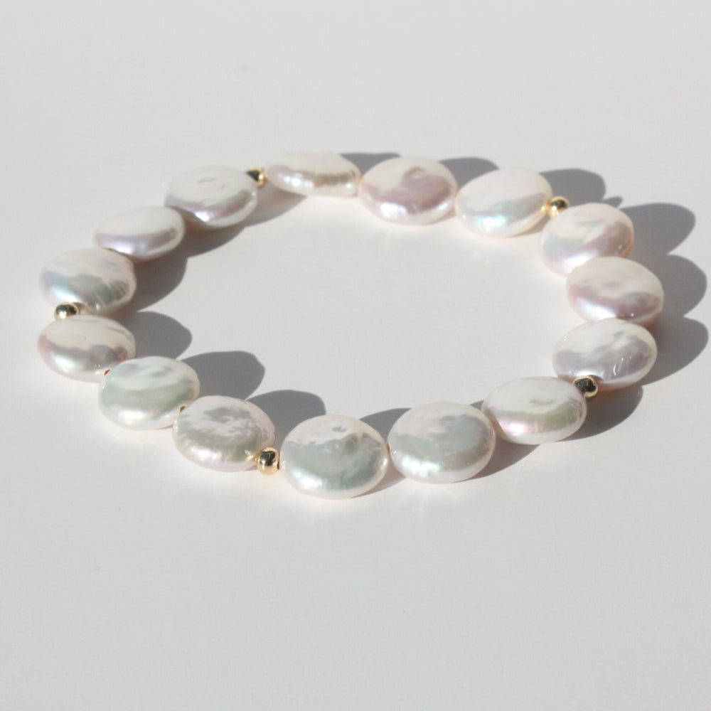 Pearl Coin Bracelet