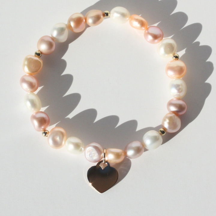 Pearl Charm Bracelet