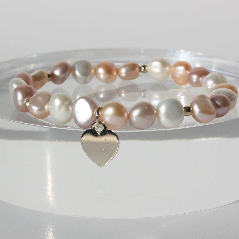 Pearl Charm Bracelet