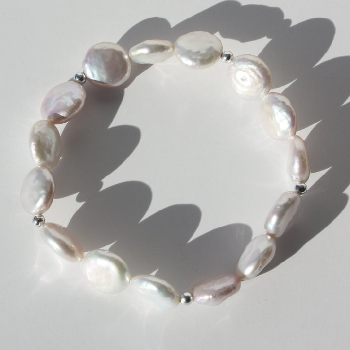 Pearl Coin Bracelet