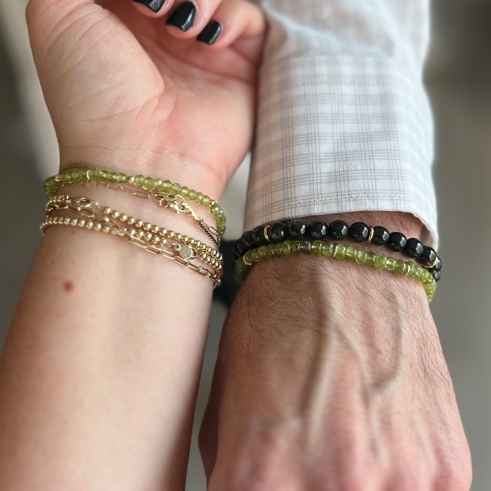 Peridot Birthstone Bracelet