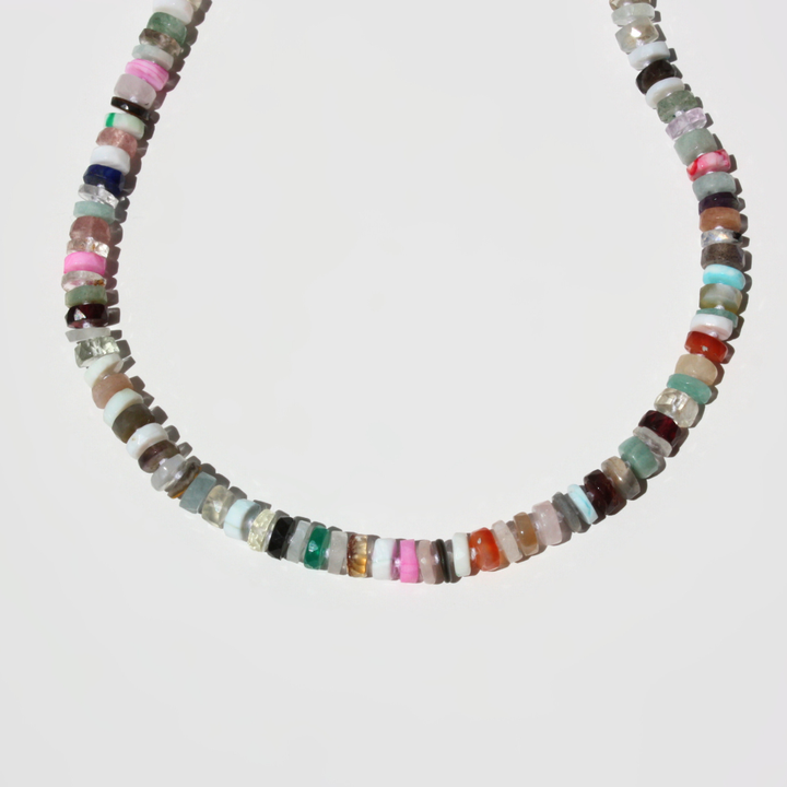 Rainbow Gemstone Necklace
