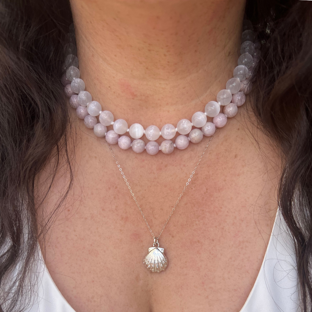 Selenite Necklace
