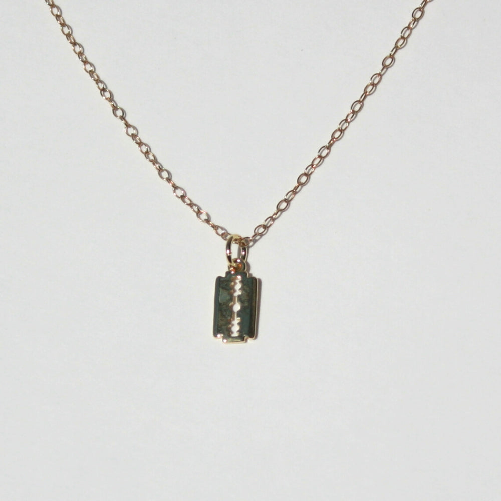 Razor Blade Necklace