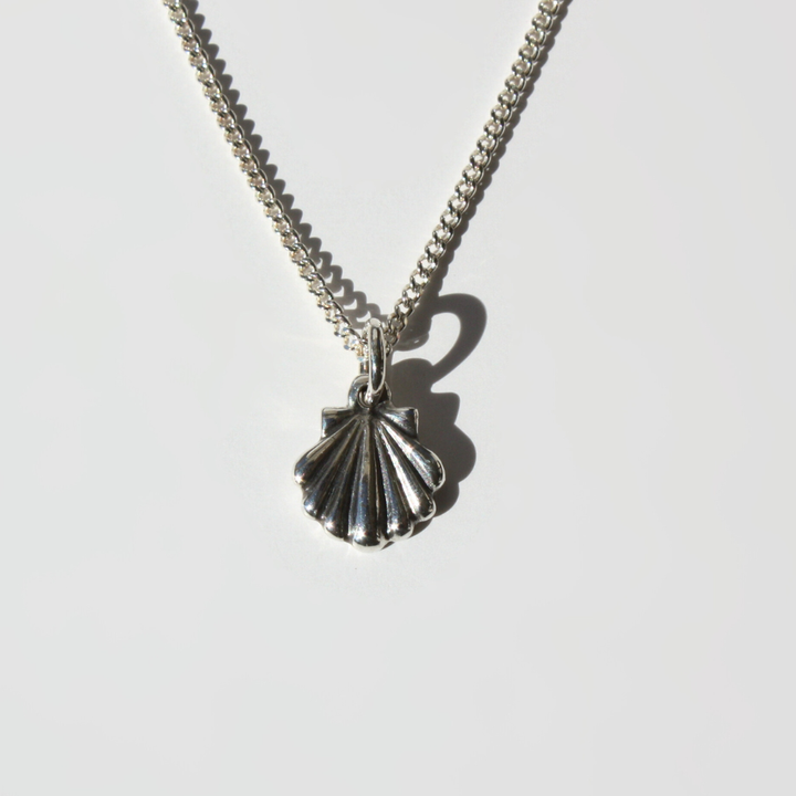 Seashell Necklace Silver