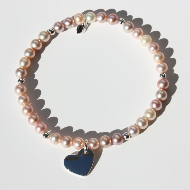 Silver Pearl Bracelet