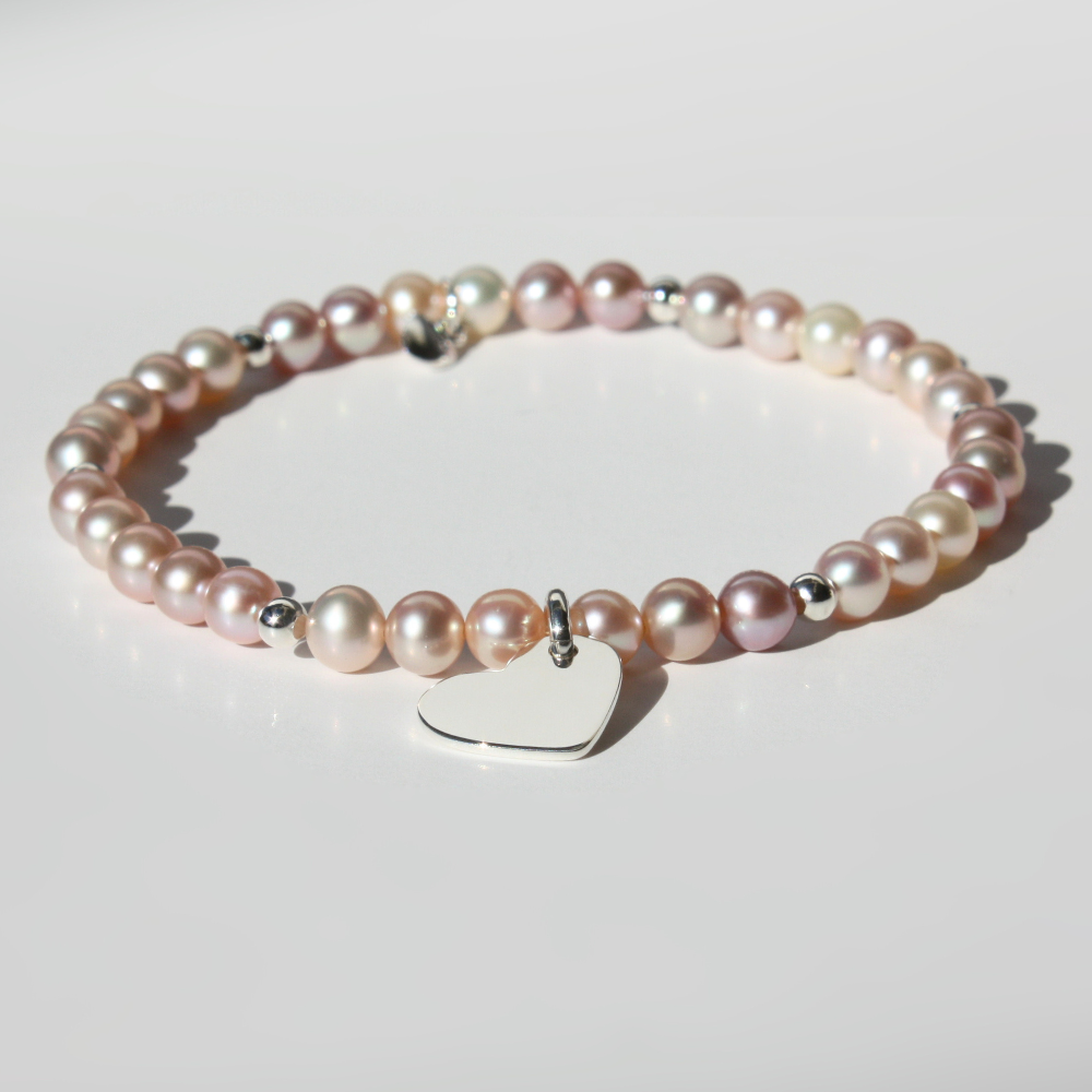 Silver Pearl Bracelet