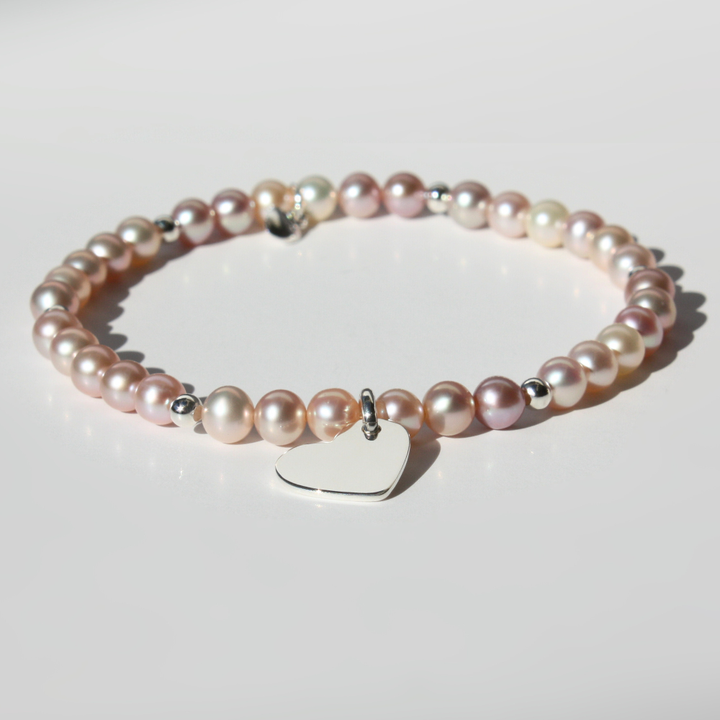 Silver Pearl Bracelet