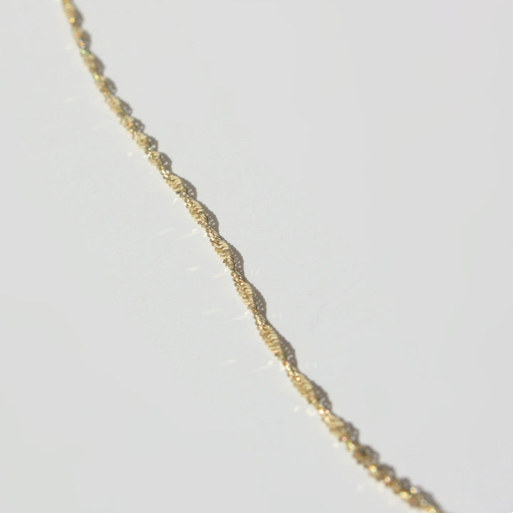14K Gold Singapore Necklace
