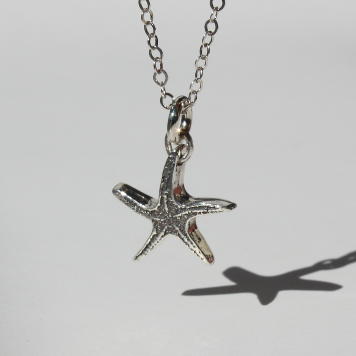 Starfish Necklace Silver