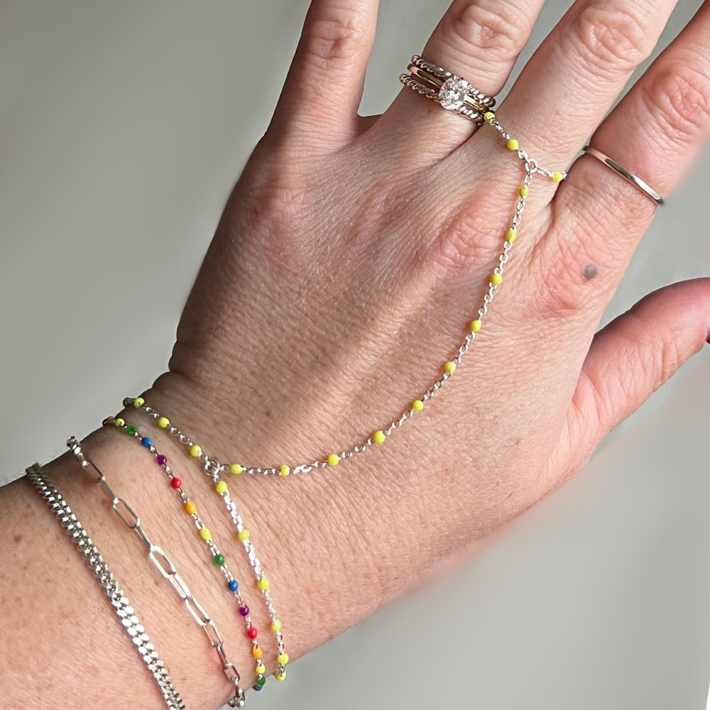 Diamond Cut Curb Bracelet