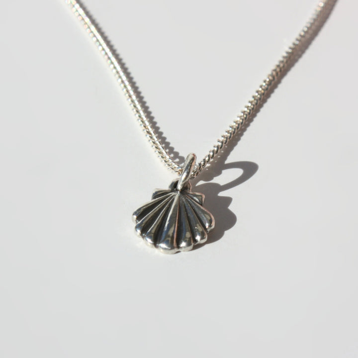 Seashell Necklace Silver