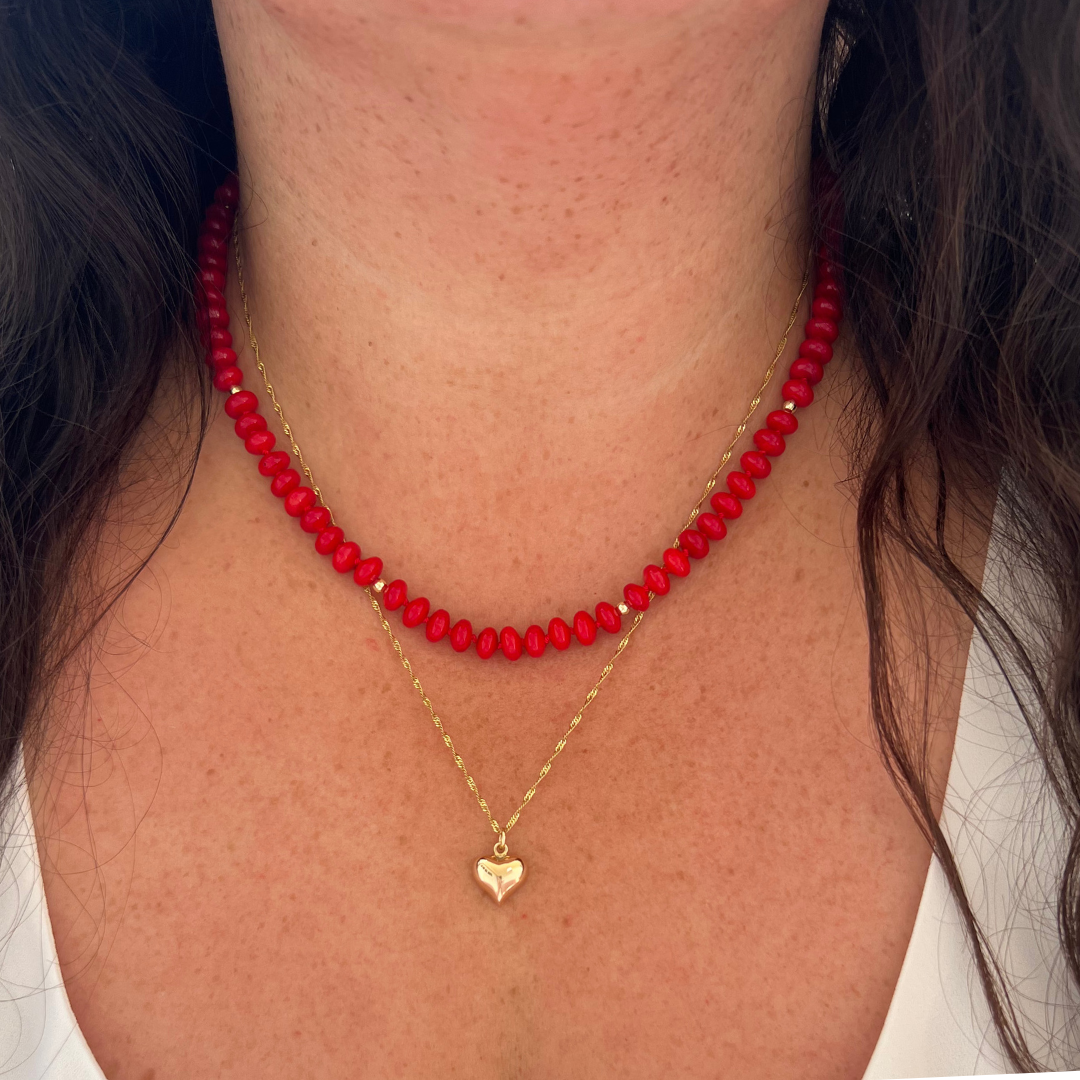 14K Gold Singapore Necklace