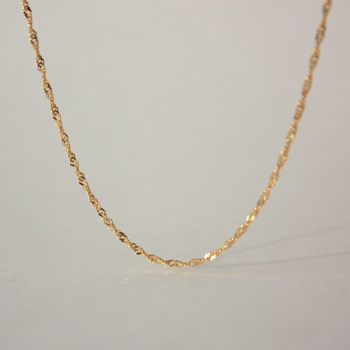 14K Gold Singapore Necklace