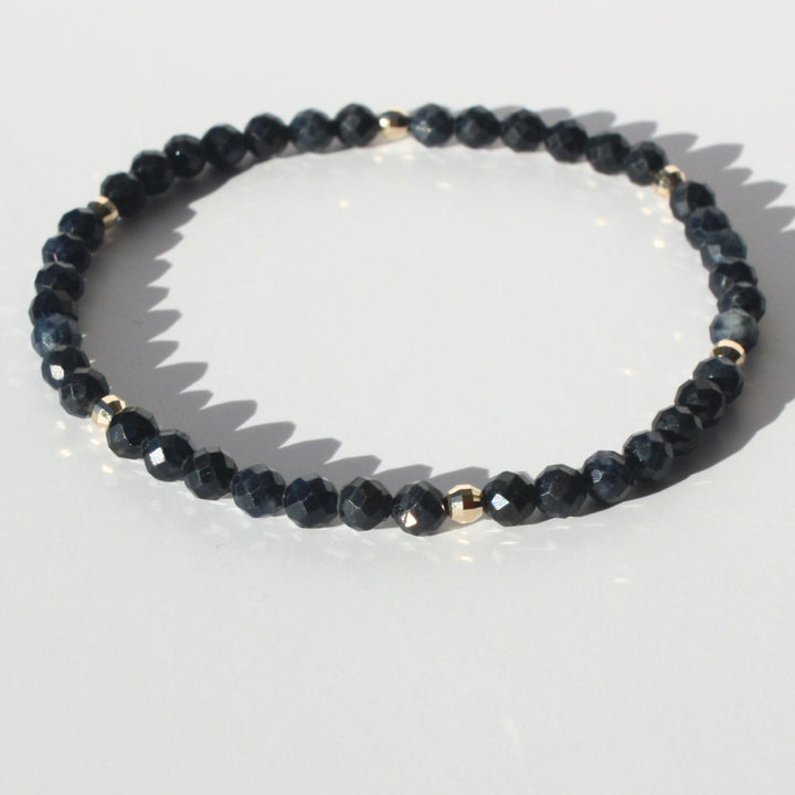 14K Gold Sapphire Bracelet