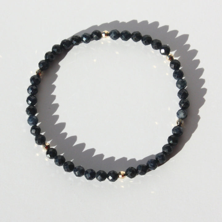 14K Gold Sapphire Bracelet