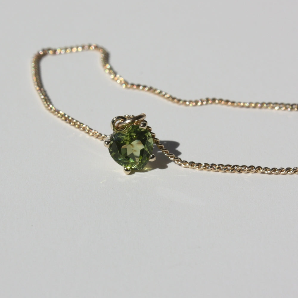 14K Gold Curb Chain Necklace