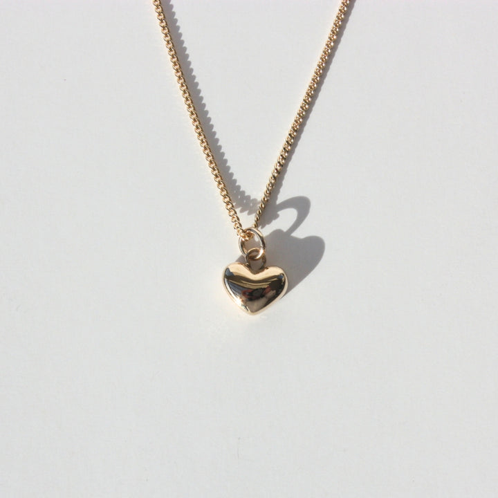 14K Gold Mini Heart Necklace