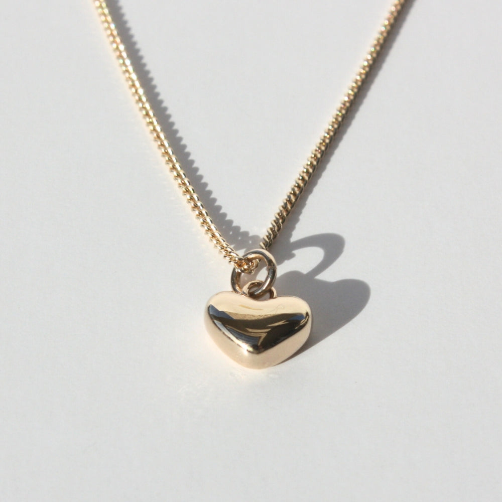 14K Gold Mini Heart Necklace