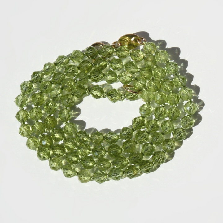 Peridot necklace - August Birthstone
