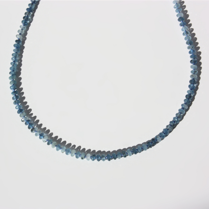 Aquamarine Necklace Silver