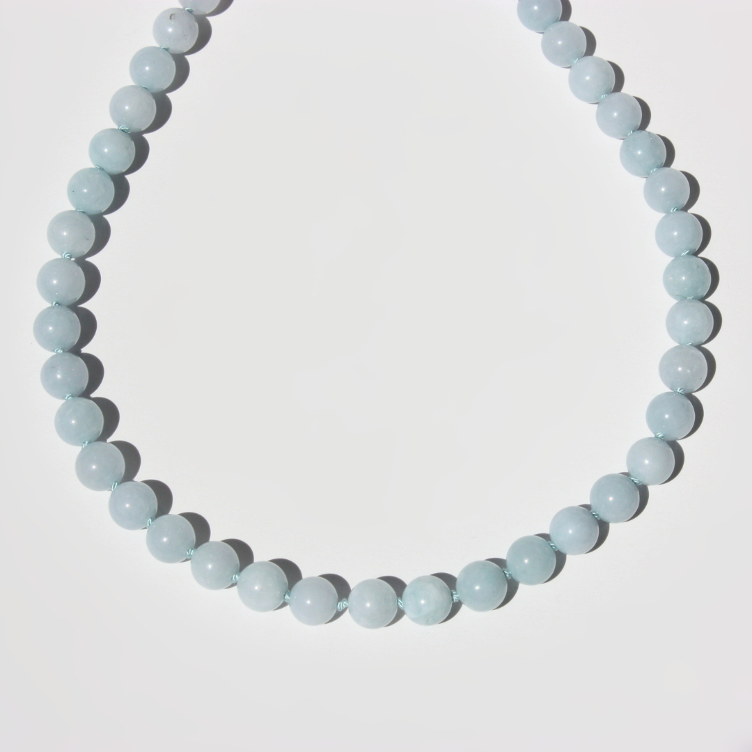 Aquamarine Birthstone Necklace