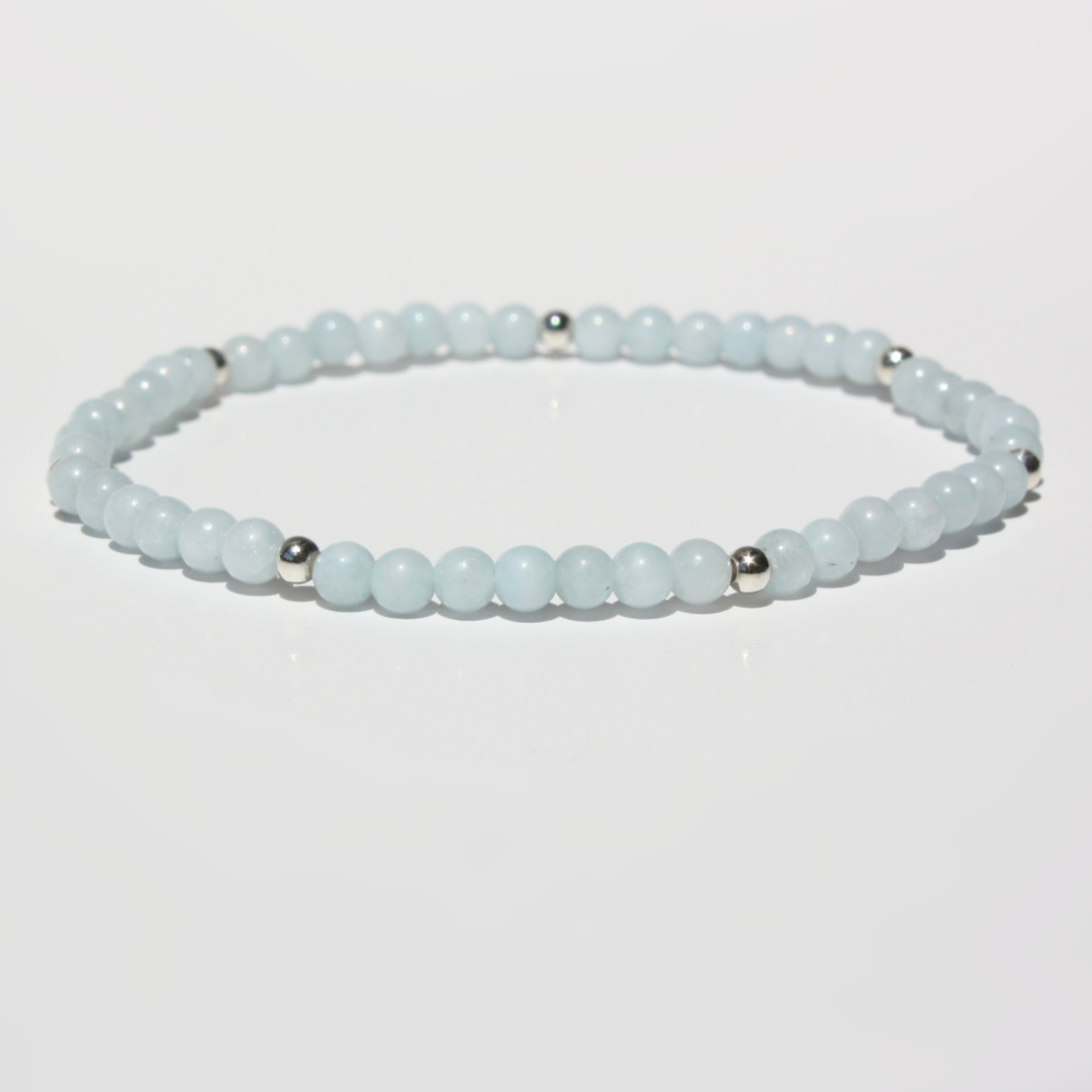 Aquamarine Birthstone Bracelet