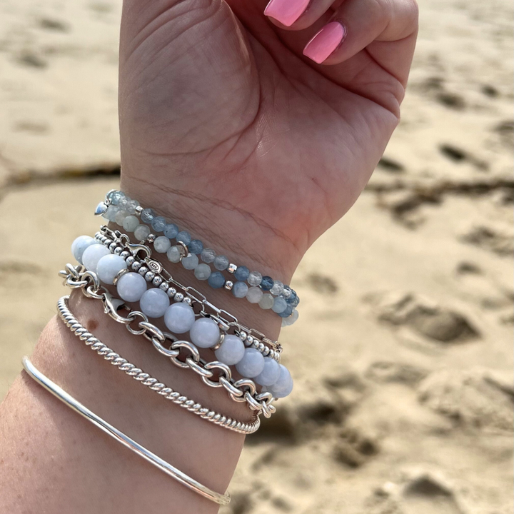 Aquamarine Bracelet Silver