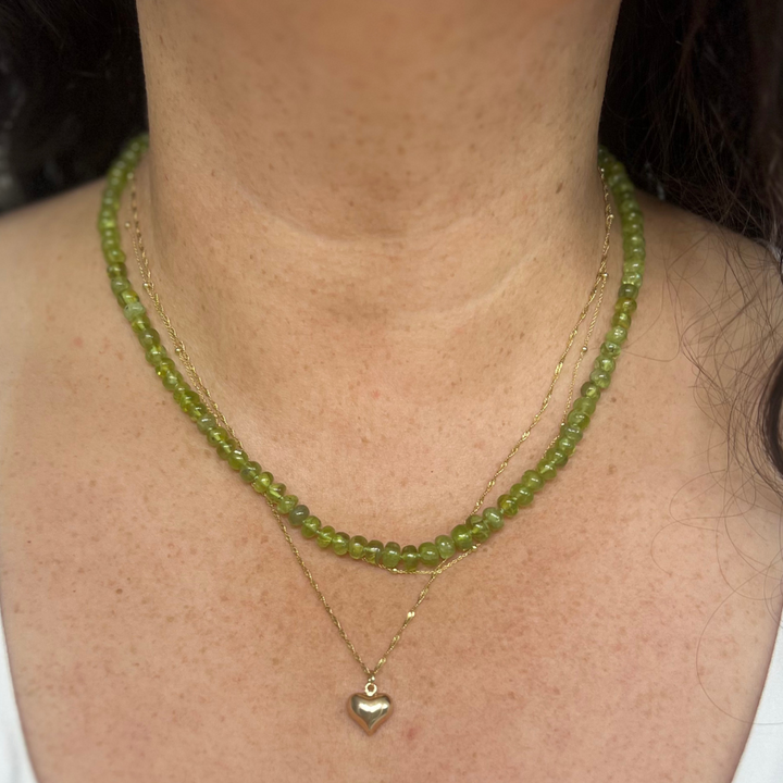 Peridot Birthstone Necklace
